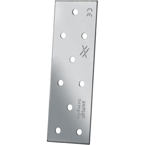 Simpson Lochbleche Stahl-Lochbleche NP 40x120x2,0 mm (Holzbau) feuerverzinkt
