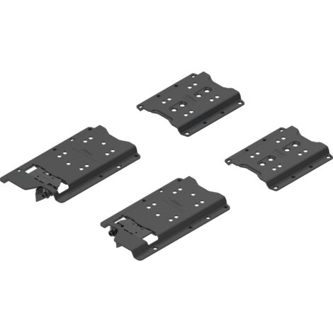 Blum REVEGO uno Pocketverbinder-Set Anw. m. Sockel f. Seitend. 15-19mm, schw. (1/2)