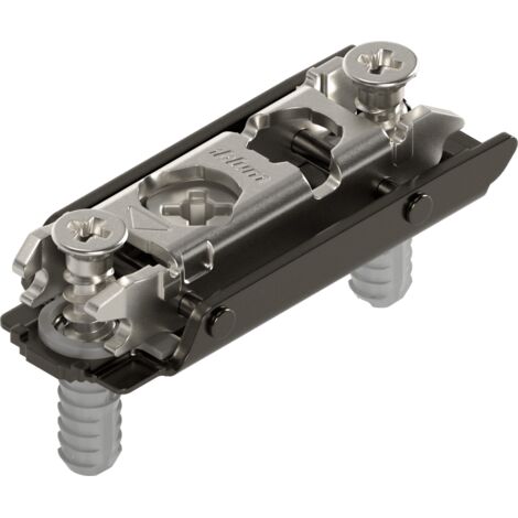 BLUM CLIP ONYX Exzenter Montageplatte gerade, Stahl, EXPANDO, Distanz 0 mm