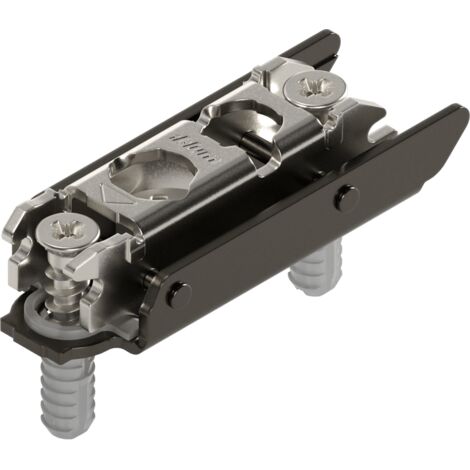 BLUM CLIP ONYX Exzenter Montageplatte gerade, Stahl, EXPANDO, Distanz 3 mm