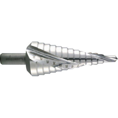 ALPEN Stufenbohrer Gr.2 HSS Co5 2 Schneiden Bohrer ø 6.0-20.0 mm (1/2)