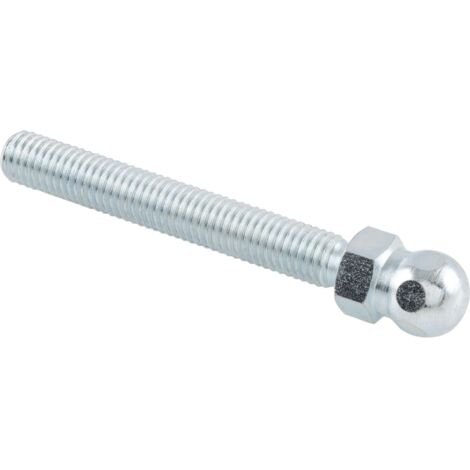 Fath Gewindestange M16x125mm für Gelenkstellfuß metrisch Kugel 15 - Maschinenfuß, Stahl verzinkt - 10 Stück