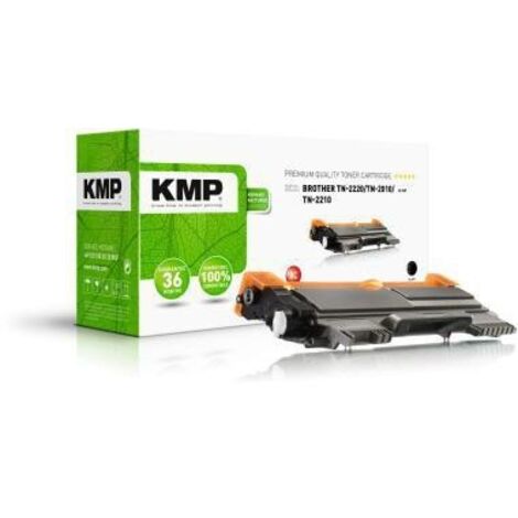 KMP Toner Brother TN-2220/TN2220 black 2600 S. B-T47 remanufactured (1/4)