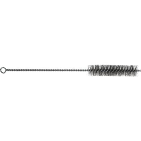 Osborn Reinigungsbürste mit Öse 25x300mm - Strohhalm Reinigungsbürste, Milchschlauchbürste, Rohrbürste für die Innenreinigung, Stahldraht
