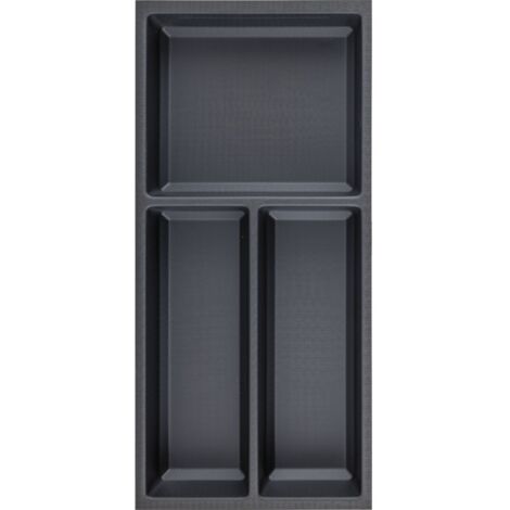 Agoform Besteck Organizer Sky Besteckeinsatz 220x53x473 Kunststoff schwarz