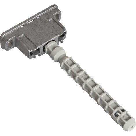 Italiana Tablarträger Triade Pro Mini - Regalhalterung unsichtbar ab Tablarstärke 30mm bis 300mm Tablartiefe, Zamak/Stahl - 10 Stück