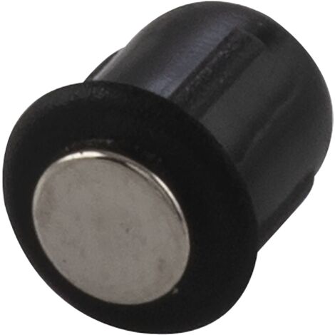 Einbohrmagnetschnapper Type 8, Ø 8mm, Kunststoff schwarz (1/2)
