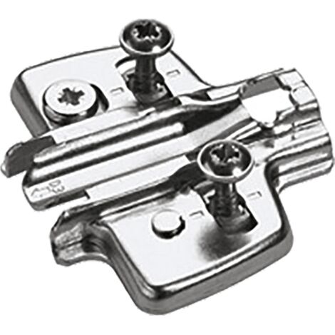 HETTICH Exzenter Kreuzmontageplatte, Spreizmuffe, Distanz 3 mm (1/5)
