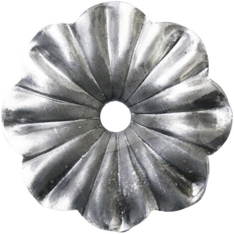 IAM DESIGN Geländerstab Rosette ø 65mm aus Schmiedeeisen - Zierelement für Treppengeländer, Schmiedeeisen