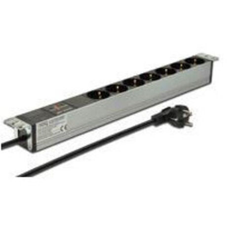 Digitus DN-95407 Rack-Multiprise 7 Steckdosen Silber (1/2)