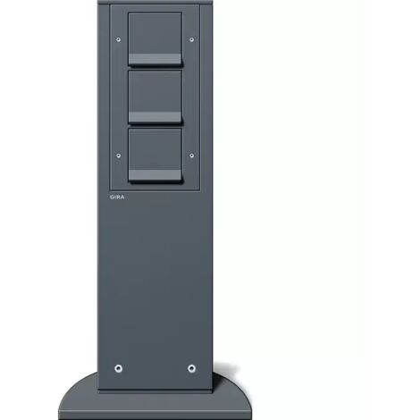 Gira E-Säule 3x SCHUKO SP 491 mm Gira Energiesäule Anthrazit 134128 (1/2)