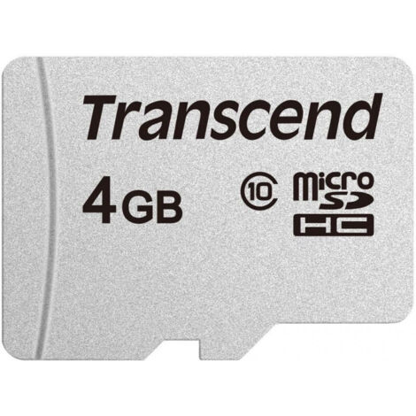 Transcend microSDHC 300S     4GB Class 10 (1/2)