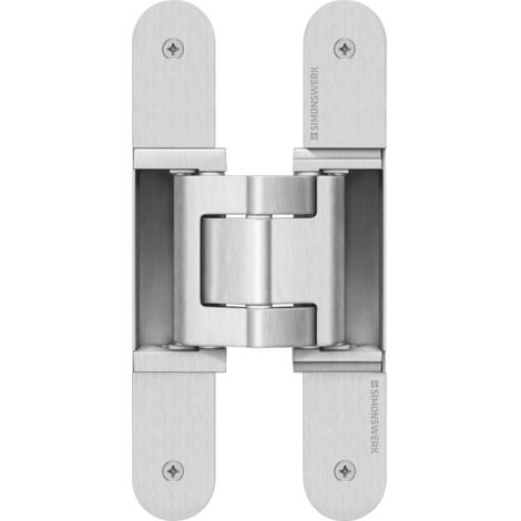 Türband TECTUS TE 540 3D A8, verdeckt f. stumpfe Türen, silberfärbig beschichtet - 2 Stück (1/5)