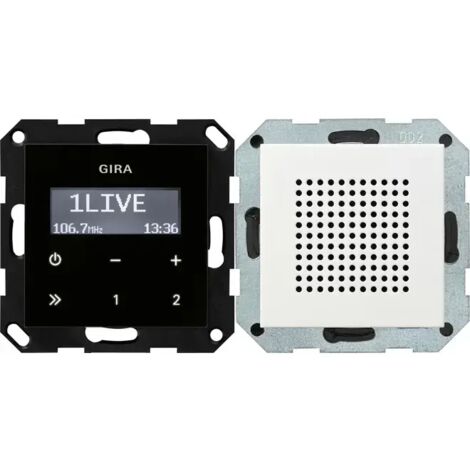 Gira UP-Radio RDS Lautsprecher System 55 Reinweiß 228003 (1/2)