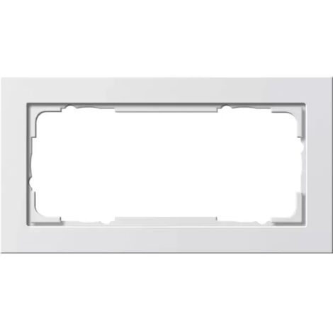 Gira Abdeckrahmen 2f o.M. Gira E2 Reinweiß m 100222 (1/2)