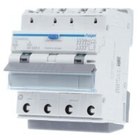 Hager FI-LS 4P 6KA C16A 30MA A QC/QB (ADM466QC)