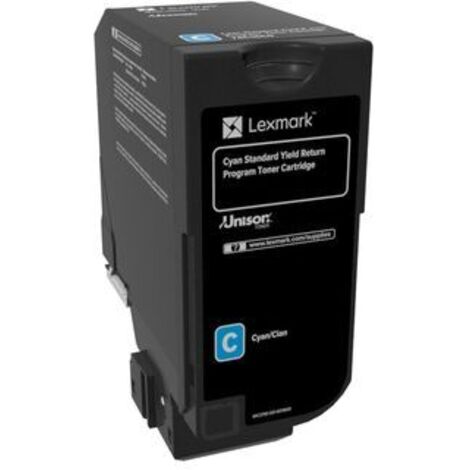 Lexmark 74C2SC0 Rückgabe-Toner Cyan für ca. 7.000 Seiten (74C2SC0) (1/5)