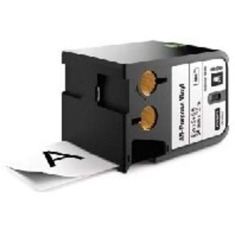DYMO XTL Schriftband Vinyl 54mmx7.0m schwarz-weiß (1868755) (1/2)