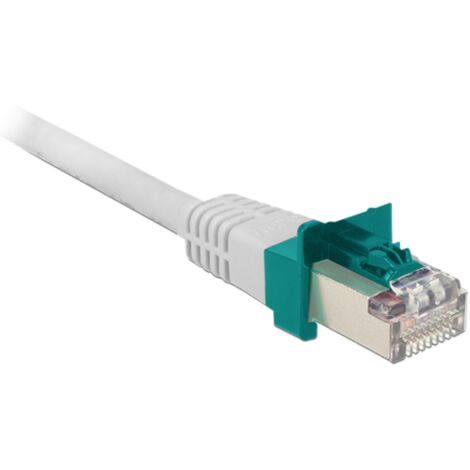 DeLOCK RJ45 Secure Clip, Halterung, türkis, 40 Stück (1/4)