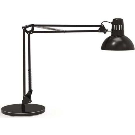 Schreibtischleuchte Metall schwarz H.49cm Standfuß LED MAUL (1/4)