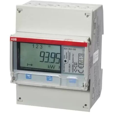 ABB MESSWANDLERZÄHLER 6A SILBER (B24 352-100) (1/2)