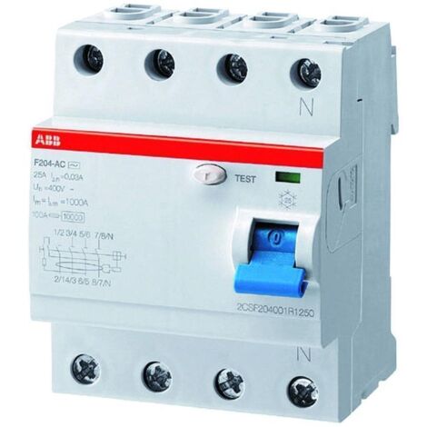 ABB 2CSF204101R3400 F204A-40/0,3 Fehlerstrom-Schutzschalter  A   4polig 40 A 0.3 A 230 V