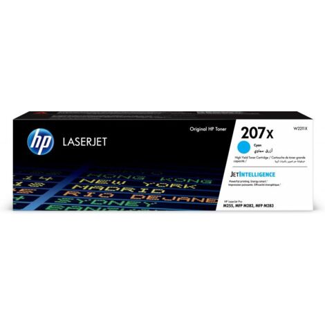 Hewlett Packard HP 207X / W2211X Original Toner Cyan für ca. 2.450 Seiten