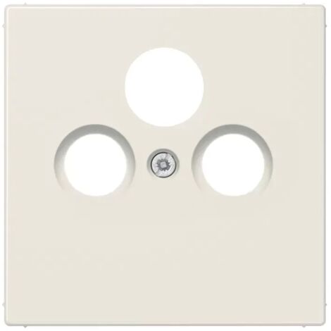 Jung Abdeckung für Universal-Sat/BK-Dosen, Thermoplast, Serie LS, weiß LS990SAT (1/2)