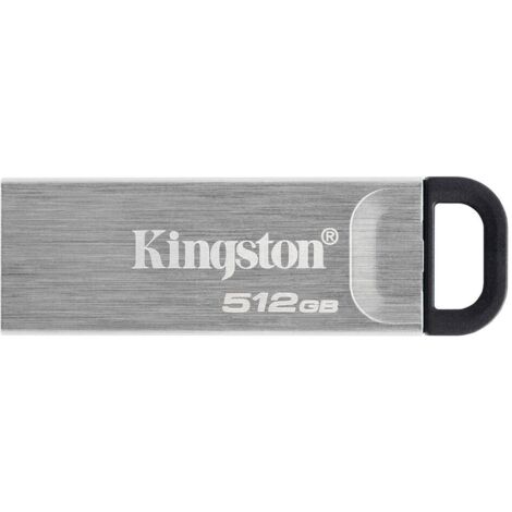 Kingston Pendrive 512 GB USB 3.2 – Metall, Silber (1/2)