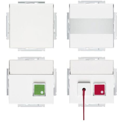 Busch-Jaeger Ruf-Set für Behinderten-WC Busch-Infoline® studioweiß - Plattform 63 (1510 UC-84-101), 2CKA001582A0424 (1/5)