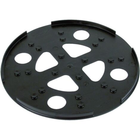 DEHN 102060 MONTAGEPLATTE DECKE DURCHMESSER 270 MM PVC SCHWARZ (1/5)