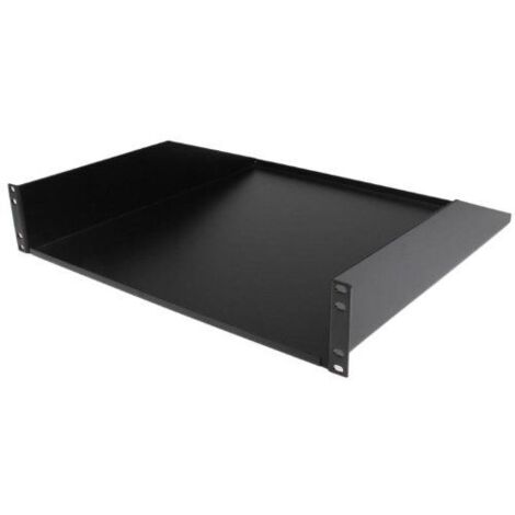 StarTech.com 2 HE Fest montierter Schwerlast Fachboden für Server Rack/ Schrank bis 56 Kg - 45 cm Tief (1/5)