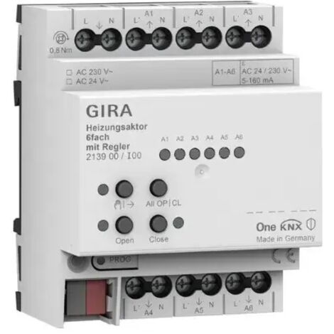 Gira Heizungsaktor 6-f. Regler 213900 (1/2)