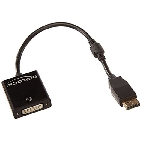 DeLOCK Displayport Adapter DP - DVI(24+5) 4K Aktiv (62599) (1/3)