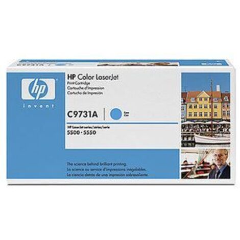 Hewlett Packard Lasertoner C9731A cyan 12.000 Seiten