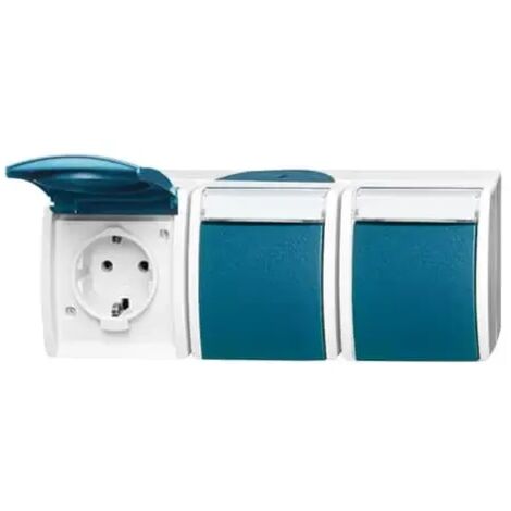 Busch-Jaeger 2300/3 EWN-53 SCHUKO® Steckdose 3-fach (1/2)