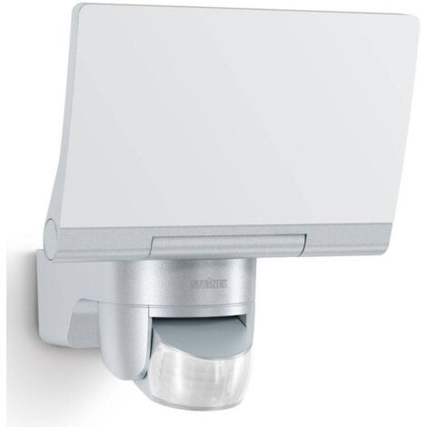 Steinel LED Strahler XLED Home 2 silber mit Bewegungsmelder