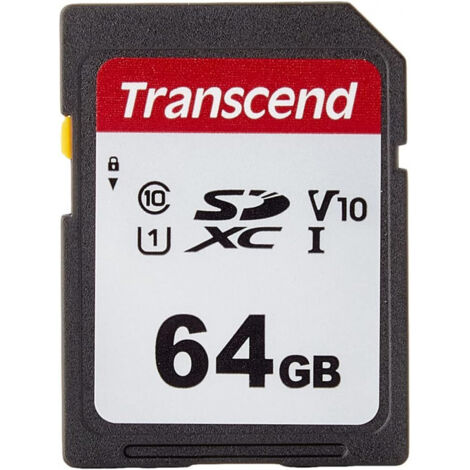 Transcend SDXC 300S         64GB Class 10 UHS-I U1 (1/3)