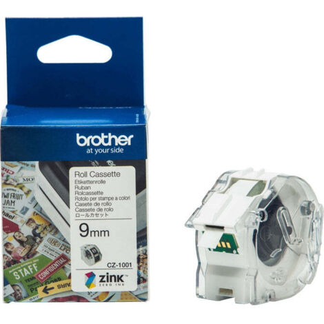 brother Farbetikettenrolle Brother  9mm, Länge 5m  CZ-1001 (CZ1001)