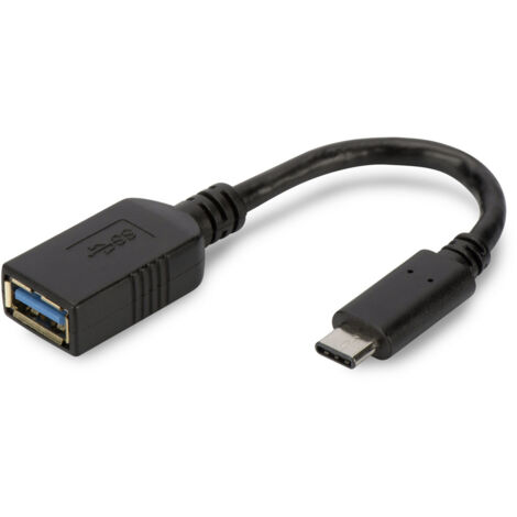 Digitus USB 3.2 Gen 1 (USB 3.0) Adapter [1x USB 3.2 Gen 1 Buchse A (USB 3.0) - 1x USB 3.2 Gen 1 Stec (1/4)