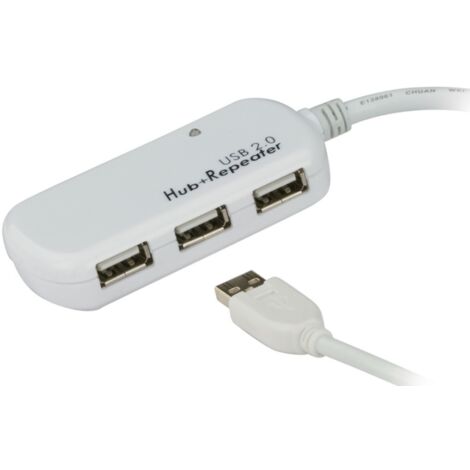 12 m 4-Port USB 2.0 Verlängerungskabel (Daisy-Chaining bis zu 60 m) (1/5)