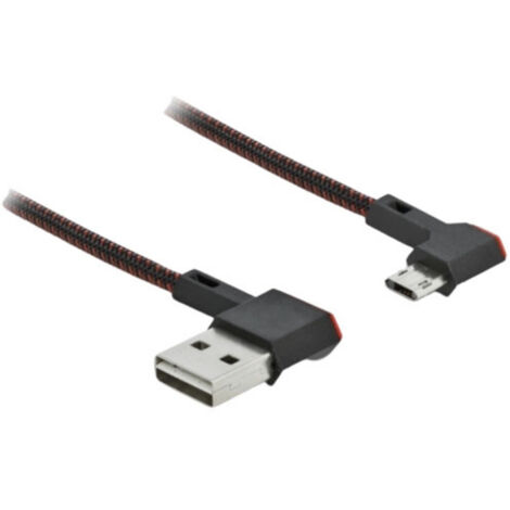 Delock USB-Kabel USB 2.0 USB-A Stecker, USB-Micro-B Stecker 0.20 m Schwarz  85269 (1/2)