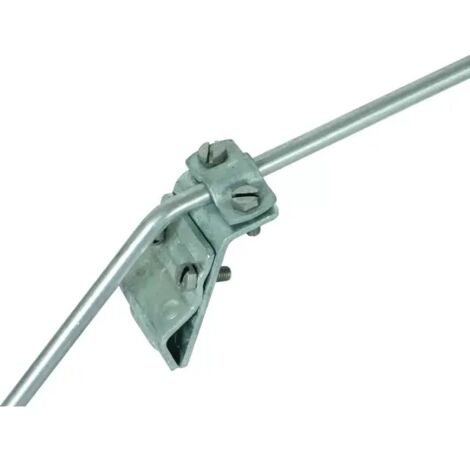 Dehn Dachrinnenklemme St/tZn f. Wulst 13-25mm m. Zweischrauben-Überleger f. Rd 7-10mm 338000 (1/2)