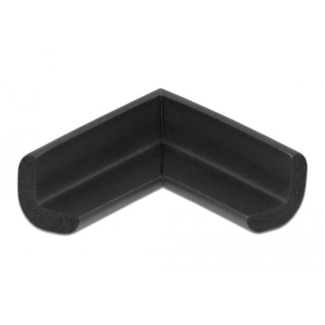DeLOCK Delock Schaumstoff Kantenschutz selbstklebend 56 x 56 x 22 mm schwarz (18397) (1/5)