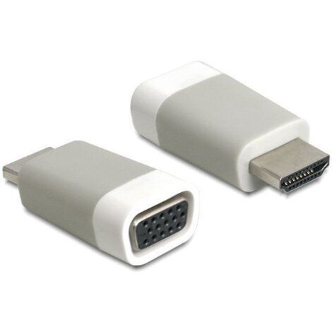 DeLOCK HDMI Adapter HDMI A- D-Sub15 St/Bu screwless (65472) (1/5)