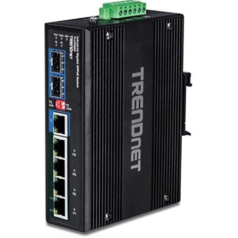 Trendnet TI-UPG62 Switch Unmanaged L2 Gigabit Ethernet (10/100/1000) Power over Ethernet (PoE) Schwarz (1/5)