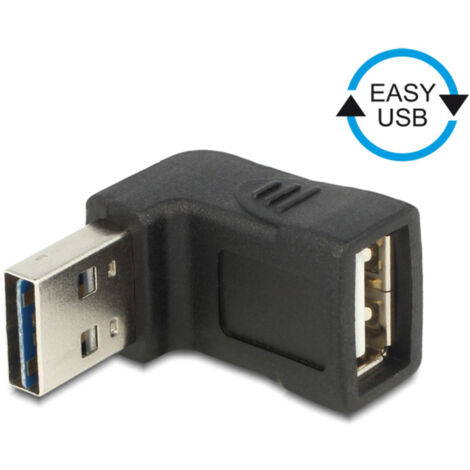 Delock USB 2.0 Adapter [1x USB 2.0 Stecker A - 1x USB 2.0 Buchse A] 65521 (1/4)