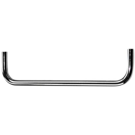 Garderobenhängebügel Nora U-Form, Lochabstand 240 mm, Breite 252, Edelstahl geb.