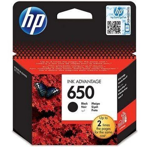 Hewlett Packard HP CZ101AE Original Druckerpatrone 650 Schwarz (CZ101AEBHK)