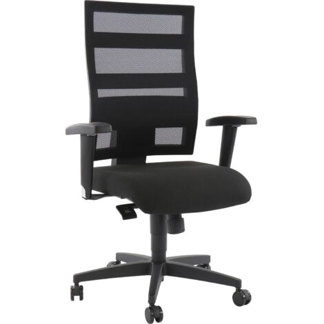 Topstar X-Pander Drehstuhl Bürodrehstuhl ergonomisch (Netzoptik) Stoff schwarz (1/3)